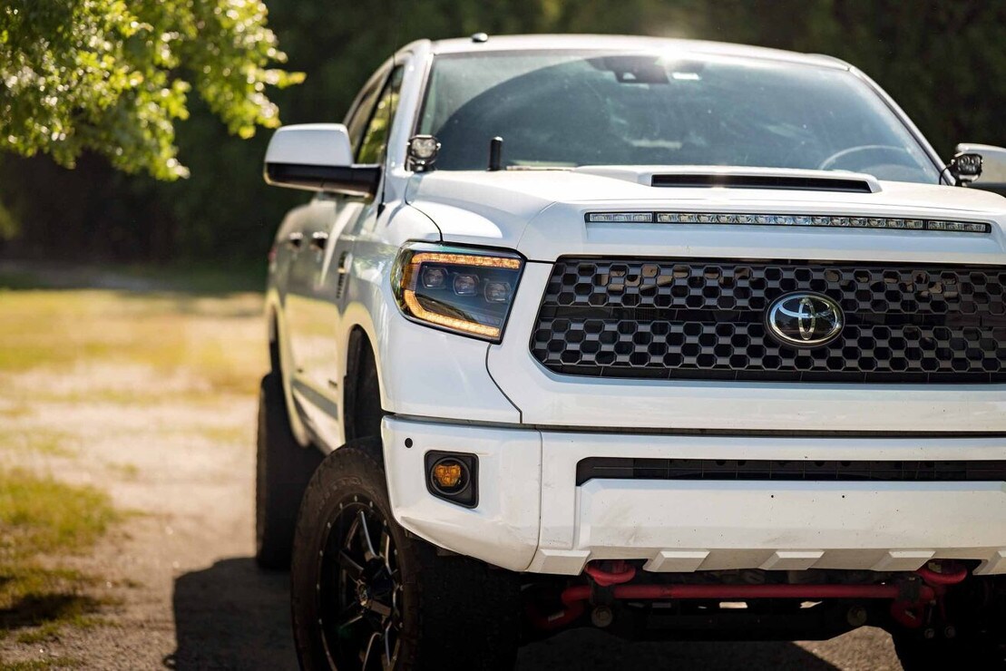 NSV HoodMount LED Lightbar Kit For Toyota Tundra 1421 HR SWGPCK14
